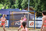 Deutsch: Beachhandball Europameisterschaften 2019 (Beach handball Euro); Tag 1: 2. Juli 2019 – Frauen, Vorrunde Gruppe D, Deutschland-Nordmazedonien 2:0 (26:8, 27:12) English: Beach handball Euro; Day 1: 2 July 2019 – Women Preliminary Round Group D – Germany-North Macedonia 2:0 (26:8, 27:12)