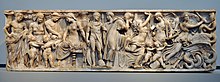 Roman sarcophagus showing the story of Medea and Creusa. Ca 150 AD. Altes Museum, Berlin Berlin Medea sarcophagus.jpg