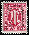 Type III = "German print", mint (Michel No. 24 from 1945)