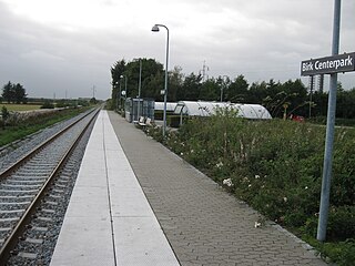 <span class="mw-page-title-main">Birk Centerpark railway halt</span> Railway halt in Herning, Denmark