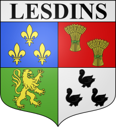 Blason ville fr Lesdins (Aisne).svg