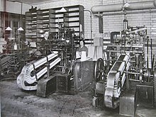 Machines used to fold envelopes for the Savings Bank’s extensive correspondence