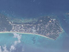 Boracay south from air