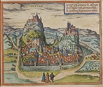 La ville de Sion en 1572.