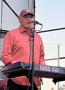 Johnston performing with the Beach Boys in Doswell, Virginia, 2023