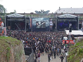 View of the main stages from the natural stage