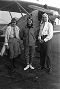 German aviators, one a prince, 1929.