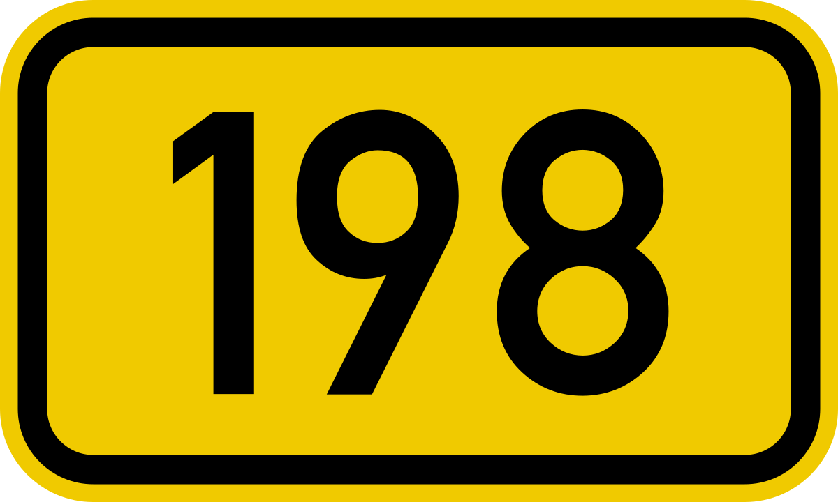 File:Bundesstraße 198 number.svg - Wikimedia Commons