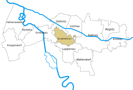 Kaart van Burgliebenau