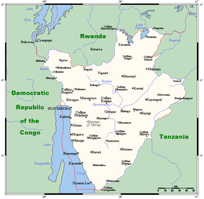 شهرهای بوروندی