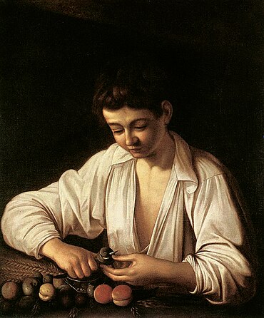 CARAVAGGIO, A boy peeling fruit (1593).jpg