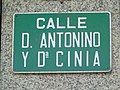 Don Antonino y Doña Cinia Calle