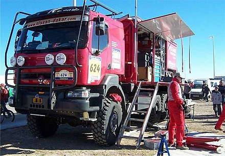 Renault Kerax as service vehicle at 2004 Dakar Rally