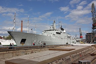 HMS Carlskrona i Åbo 2014