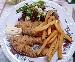 carpes frites sans arêtes au