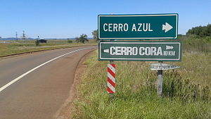Cartel Cerro Azul-Cerro Corá (Provincia de Misiones, Argentina).jpg