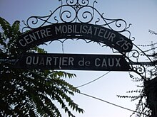 La caserne Caux.