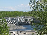 The 230-MW Rocher-de-Grand-Mère station, on Quebec's Saint-Maurice River (2004)