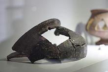Detall de ceràmica del Museu Arqueològic Municipal de Montcada