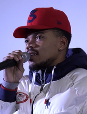 Chance the Rapper performing in 2018