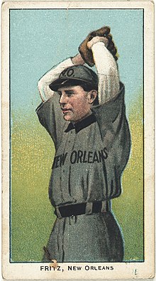 Чарли Фриц, Нью-Орлеан командасы, бейсбол картасының портреті LCCN2008675177.jpg