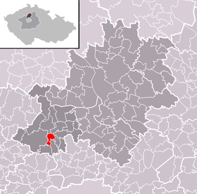 Locatie van Chvatěruby