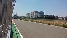 People Are Free To Walk Around On The Old Valencia F1 Track