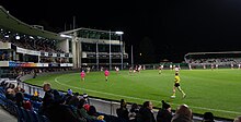 Clarence vs Lauderdale in a TSL football match at Blundstone Arena, 2024. Clarence vs Lauderdale.jpg