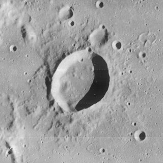 Clausius (crater) impact crater