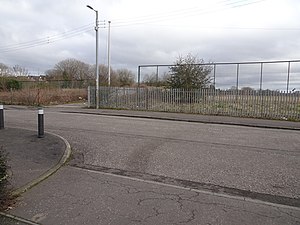 Clydebank stasiun kereta api Timur (situs), Dunbartonshire (geograph 6070492).jpg