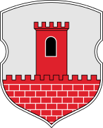 Coat of Arms of Kamianiec, Belarus.svg