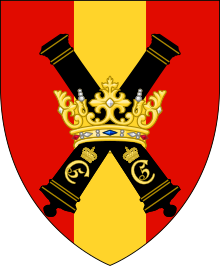 Queen's Artillery Regiment.svg үшін елтаңба