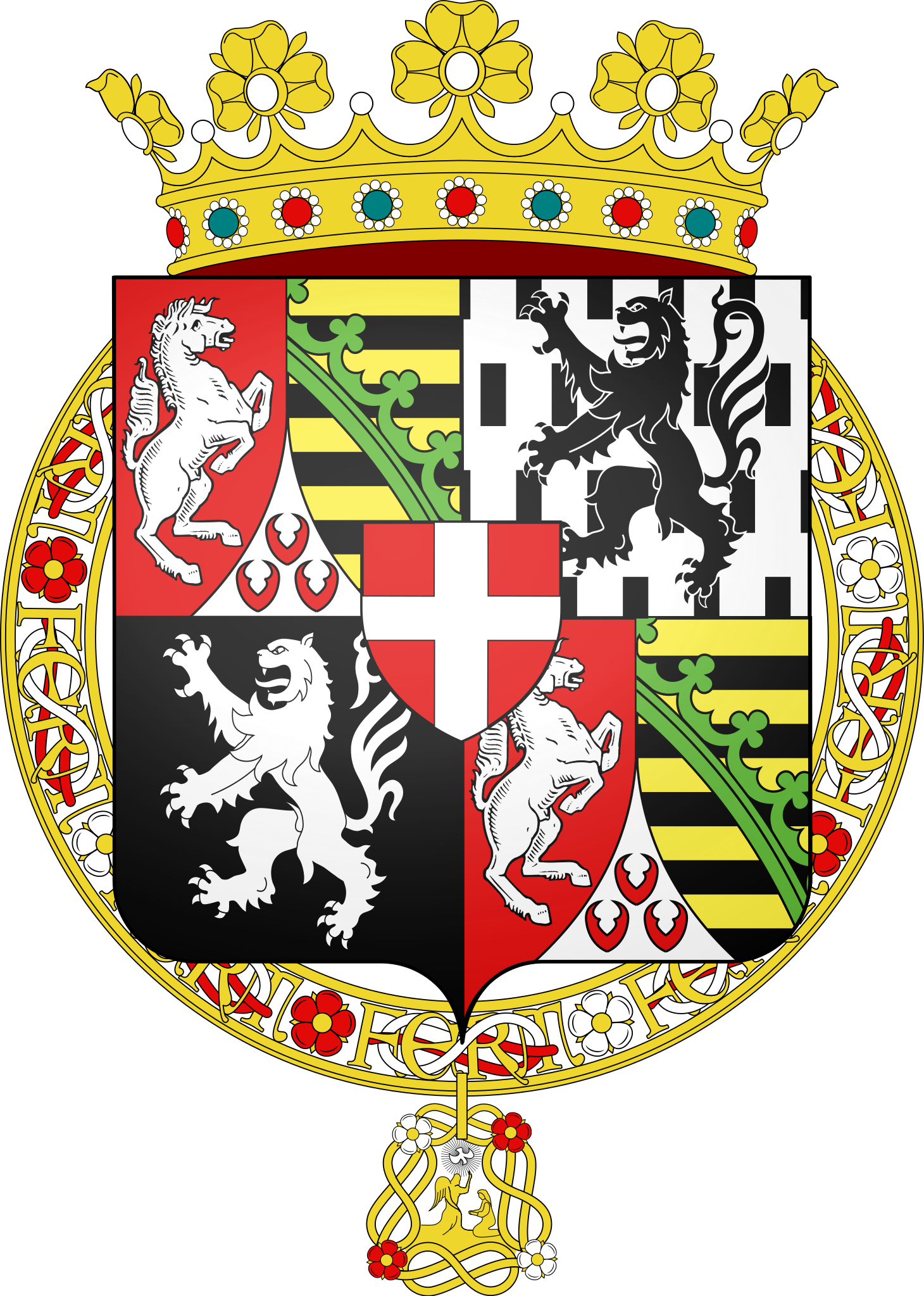 File Coat Of Arms Of The Duke Of Savoy 1563 Svg Wikimedia Commons