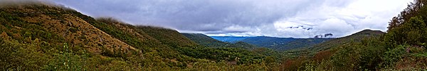 Panorama from the col de Portet-d'Aspet.