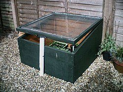 A traditional homemade cold frame Coldframe 1.jpg