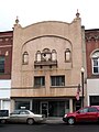 This Spanish Revivial building originally was built in 1912 to match the Dreifus - Nixon Block as the Walker Block. It was remodeled c.1920 for the Rose Theater. It is currently vacant.
