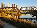 North Bank Park, Upper Scioto Rail Bridge