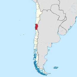 Coquimbo region - umístění