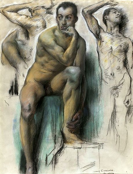 File:Corinth Study of a male nude.jpg