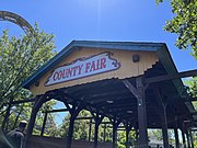 The entrance to County Fair. County Fair entrance - Six Flags Great America.jpg