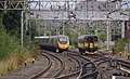 * Nomination: Trains depart coventry railway station. Mattbuck 02:05, 4 April 2013 (UTC) * Review  Comment unsharpness and chromatic aberration --Rjcastillo 02:23, 4 April 2013 (UTC) Fixed Mattbuck 11:15, 4 April 2013 (UTC) I believe it is still not sharp enough. And CA is still visible (green on the top, purple on sides).--Tupungato 17:49, 5 April 2013 (UTC) I'll have another go in a few days. Not on my usual pc currently, and I don't trust the monitor. Mattbuck 02:12, 7 April 2013 (UTC) It's sharper than most QIs, and more sharpening and there's pixellation. I've had another go at CA removal, if you see any more please leave a note. Mattbuck 20:45, 9 April 2013 (UTC)