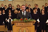 Haakon Magnus, Crown Prince of Norway, BA 1999[203]