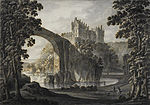 Cullen Castle gezeichnet von Robert Adam