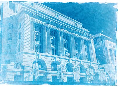 Cyanotype scan of Perth