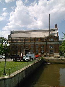 South side of the pumping station
