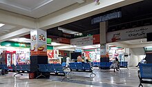 One of Peshawar's privately run intercity bus terminals.