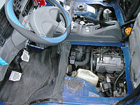 Daewoo Damas, engine compartment