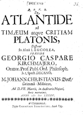 Atlantis: Beschreibung von Platon, Deutung, Wirkungsgeschichte