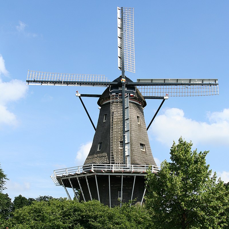 Molino de viento. Artículo de la Enciclopedia.