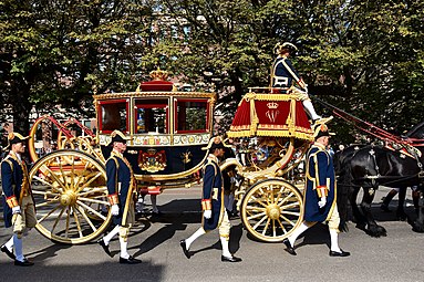 The Glass Coach (Dutch royal carriage) is a royal carriage that was used by the Dutch royal family.